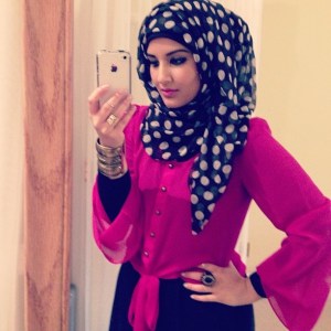 black-and-white-stylish-polka-dot-style-hijab